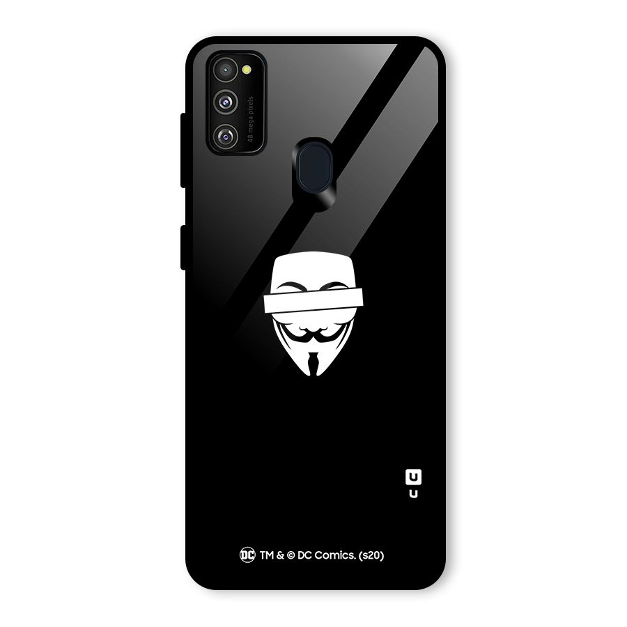 Vendetta Minimal Mask Glass Back Case for Galaxy M30s