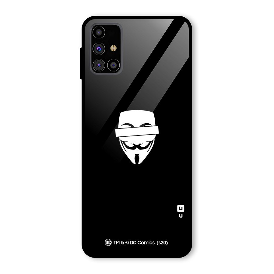 Vendetta Minimal Mask Glass Back Case for Galaxy M31s