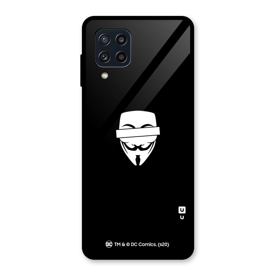 Vendetta Minimal Mask Glass Back Case for Galaxy M32