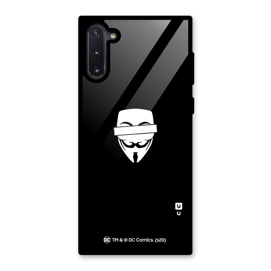 Vendetta Minimal Mask Glass Back Case for Galaxy Note 10