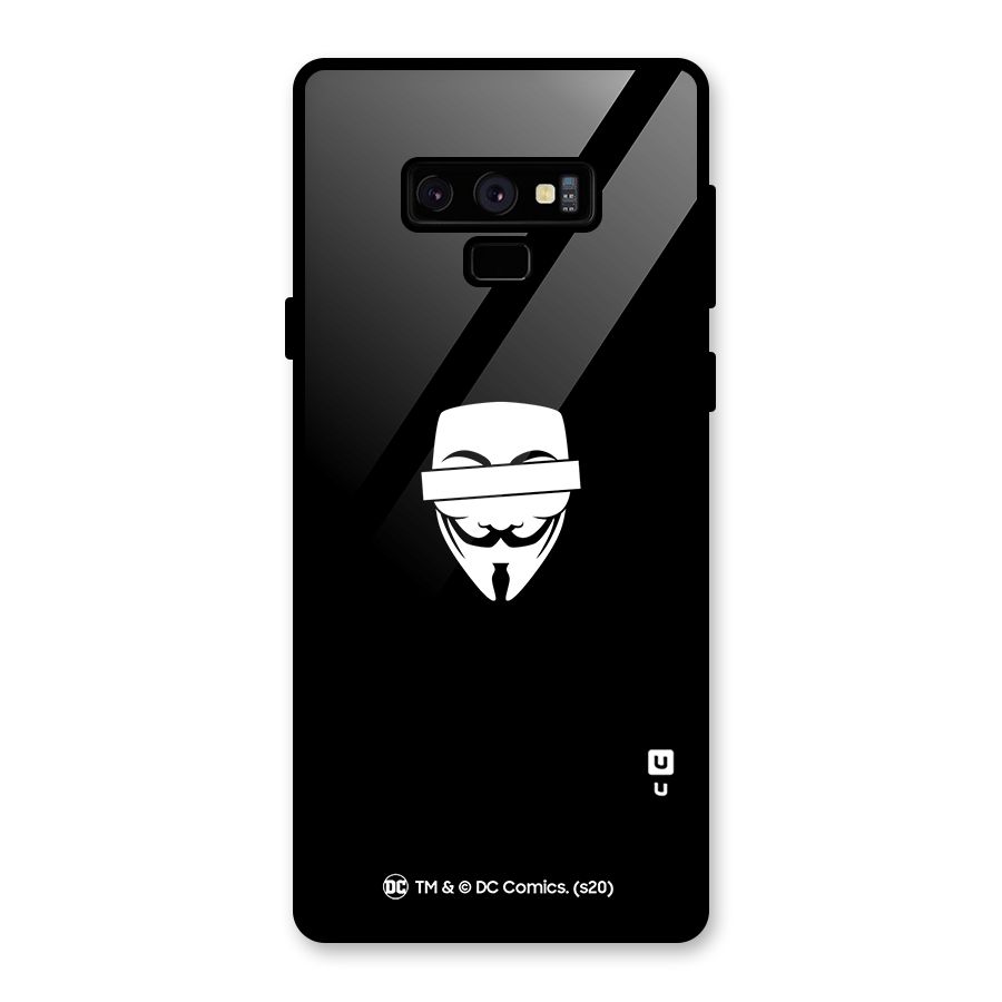 Vendetta Minimal Mask Glass Back Case for Galaxy Note 9