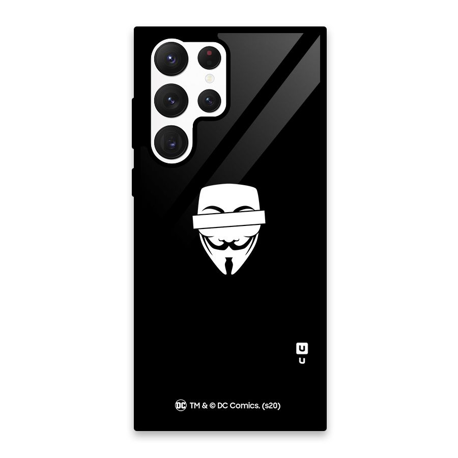 Vendetta Minimal Mask Glass Back Case for Galaxy S22 Ultra 5G