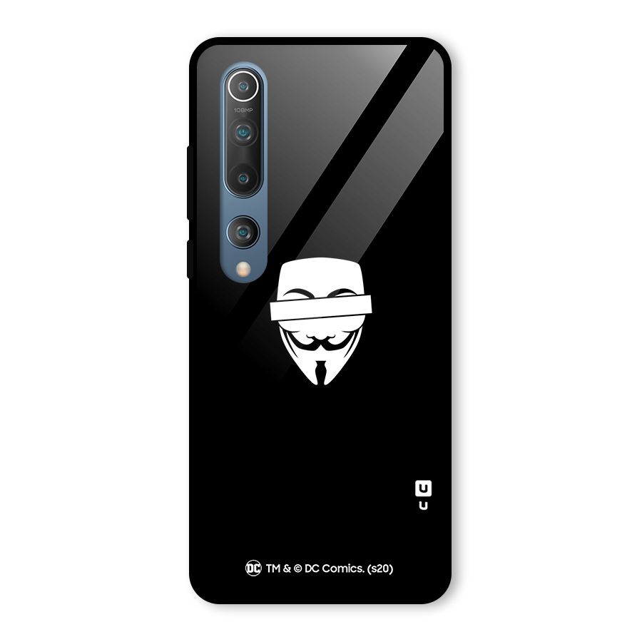 Vendetta Minimal Mask Glass Back Case for Mi 10