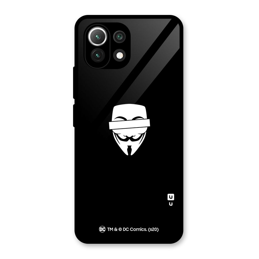 Vendetta Minimal Mask Glass Back Case for Mi 11 Lite
