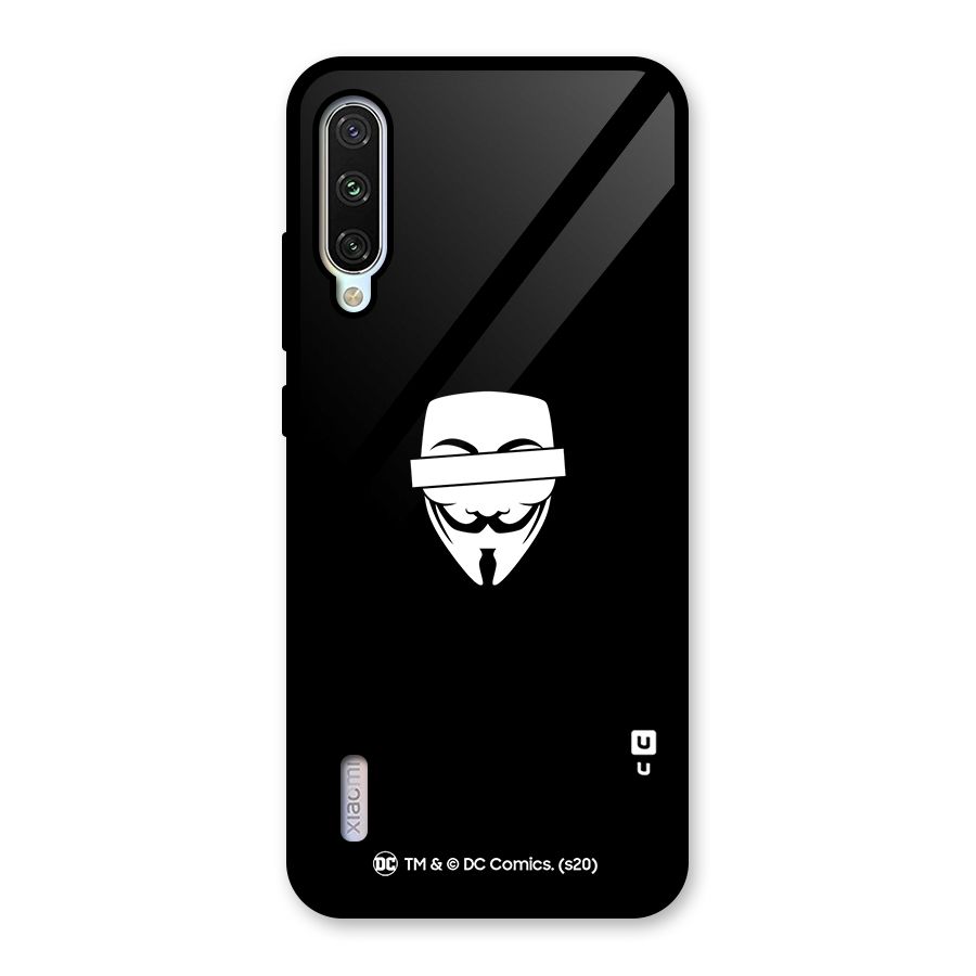 Vendetta Minimal Mask Glass Back Case for Mi A3