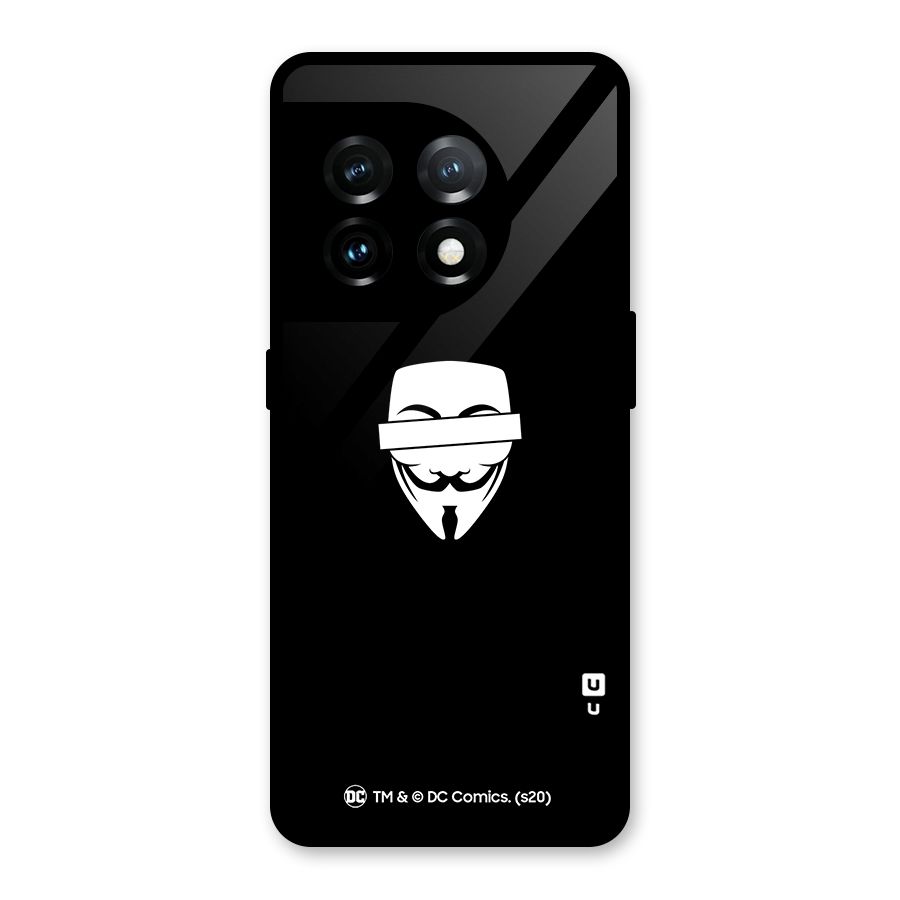 Vendetta Minimal Mask Glass Back Case for OnePlus 11