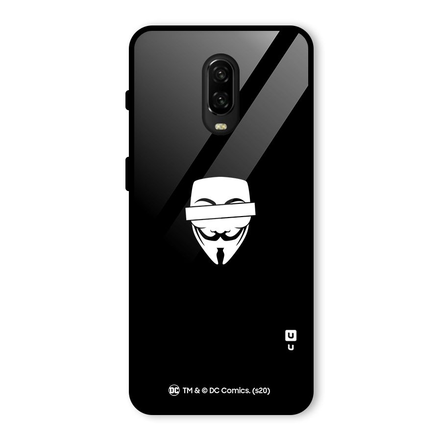 Vendetta Minimal Mask Glass Back Case for OnePlus 6T