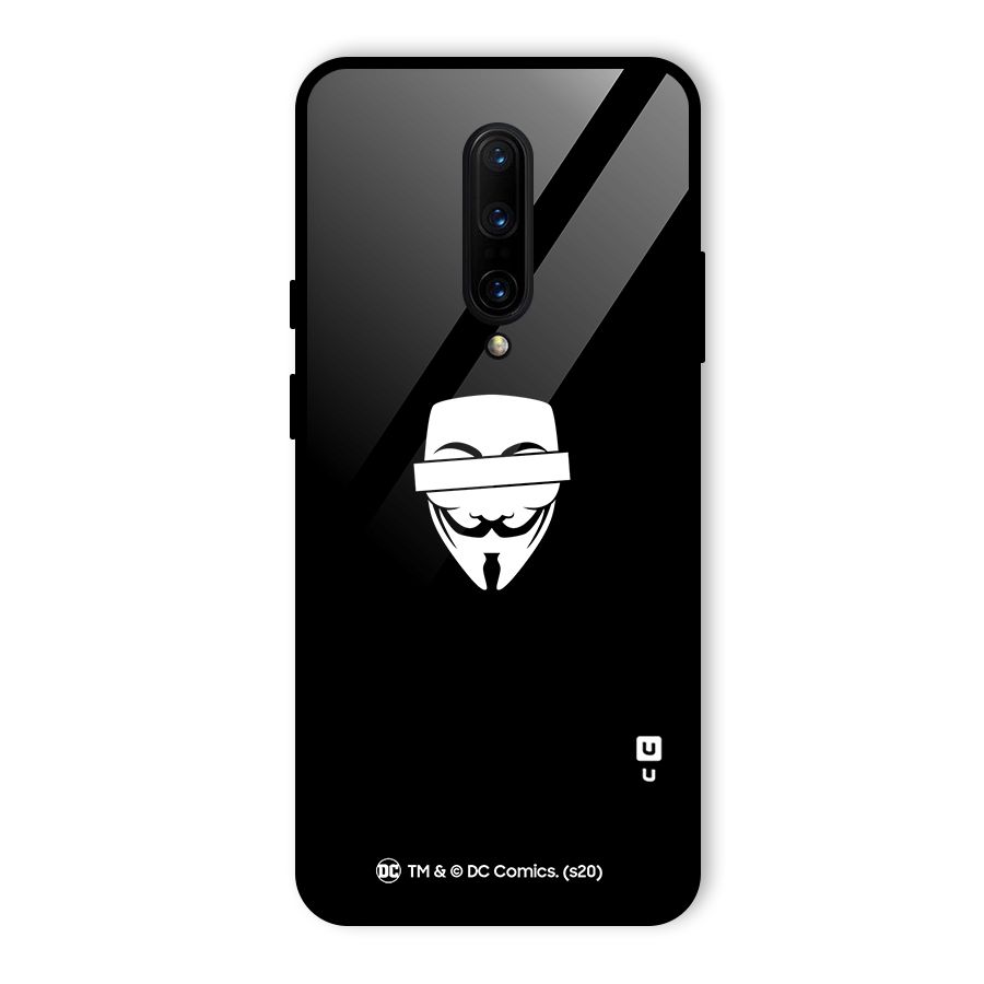 Vendetta Minimal Mask Glass Back Case for OnePlus 7 Pro