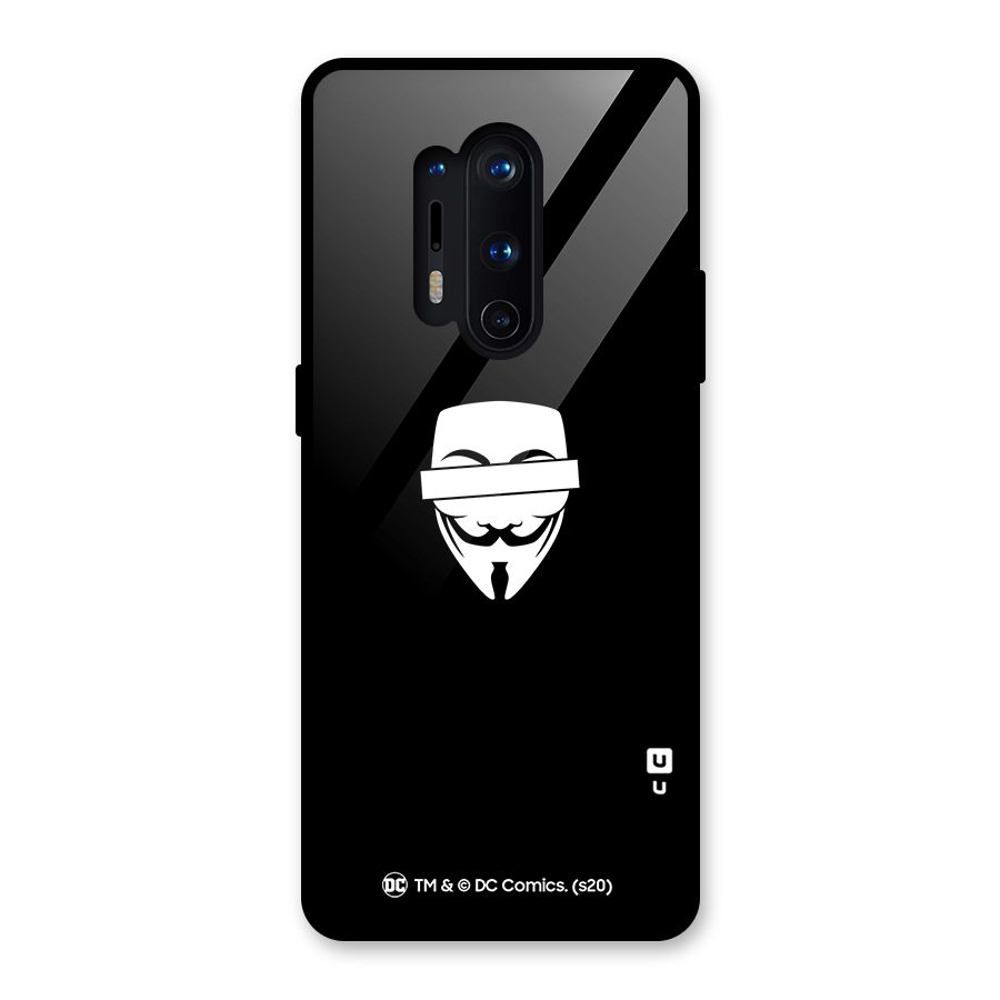 Vendetta Minimal Mask Glass Back Case for OnePlus 8 Pro