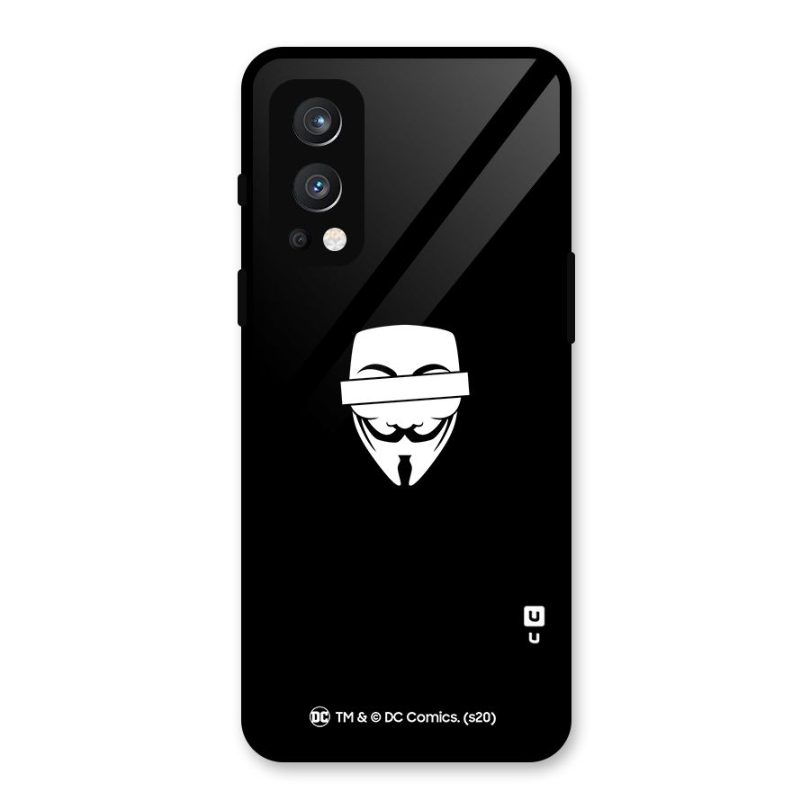 Vendetta Minimal Mask Glass Back Case for OnePlus Nord 2 5G