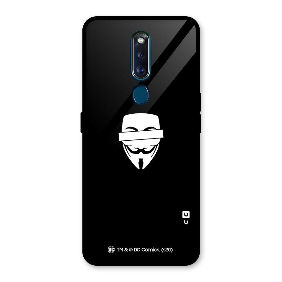 Vendetta Minimal Mask Glass Back Case for Oppo F11 Pro