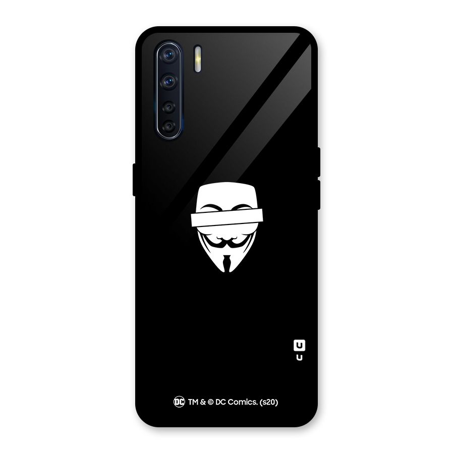 Vendetta Minimal Mask Glass Back Case for Oppo F15