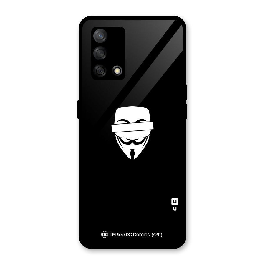 Vendetta Minimal Mask Glass Back Case for Oppo F19