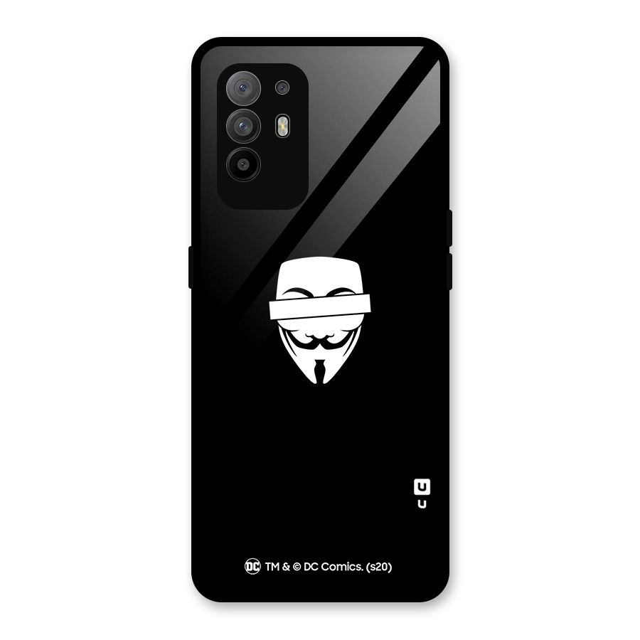 Vendetta Minimal Mask Glass Back Case for Oppo F19 Pro Plus 5G
