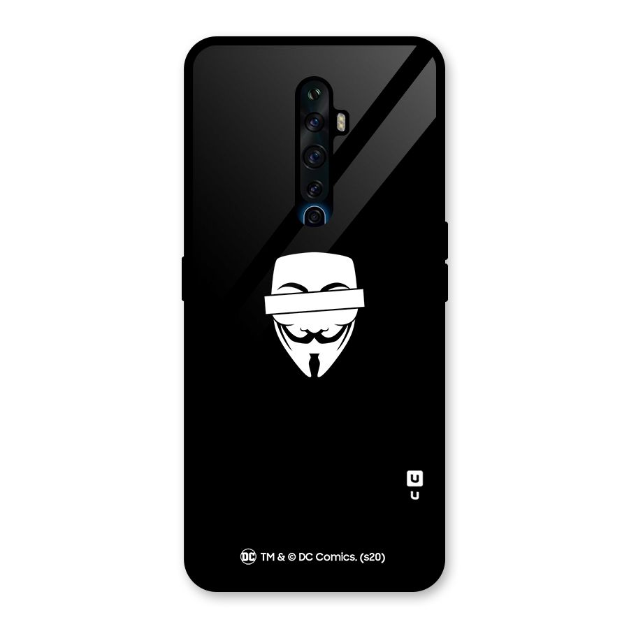 Vendetta Minimal Mask Glass Back Case for Oppo Reno2 Z
