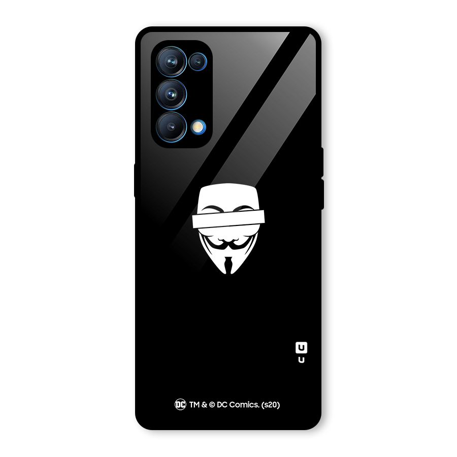Vendetta Minimal Mask Glass Back Case for Oppo Reno5 Pro 5G