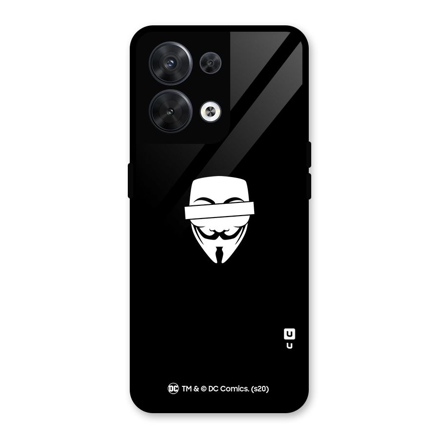 Vendetta Minimal Mask Glass Back Case for Oppo Reno8 5G