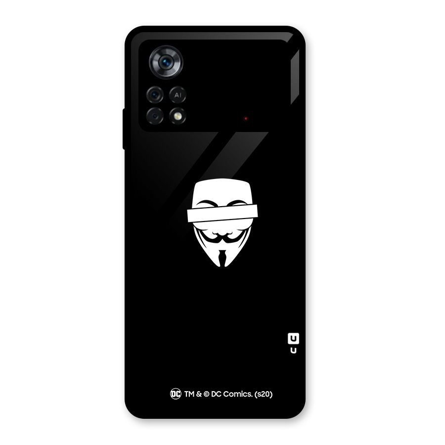 Vendetta Minimal Mask Glass Back Case for Poco X4 Pro 5G