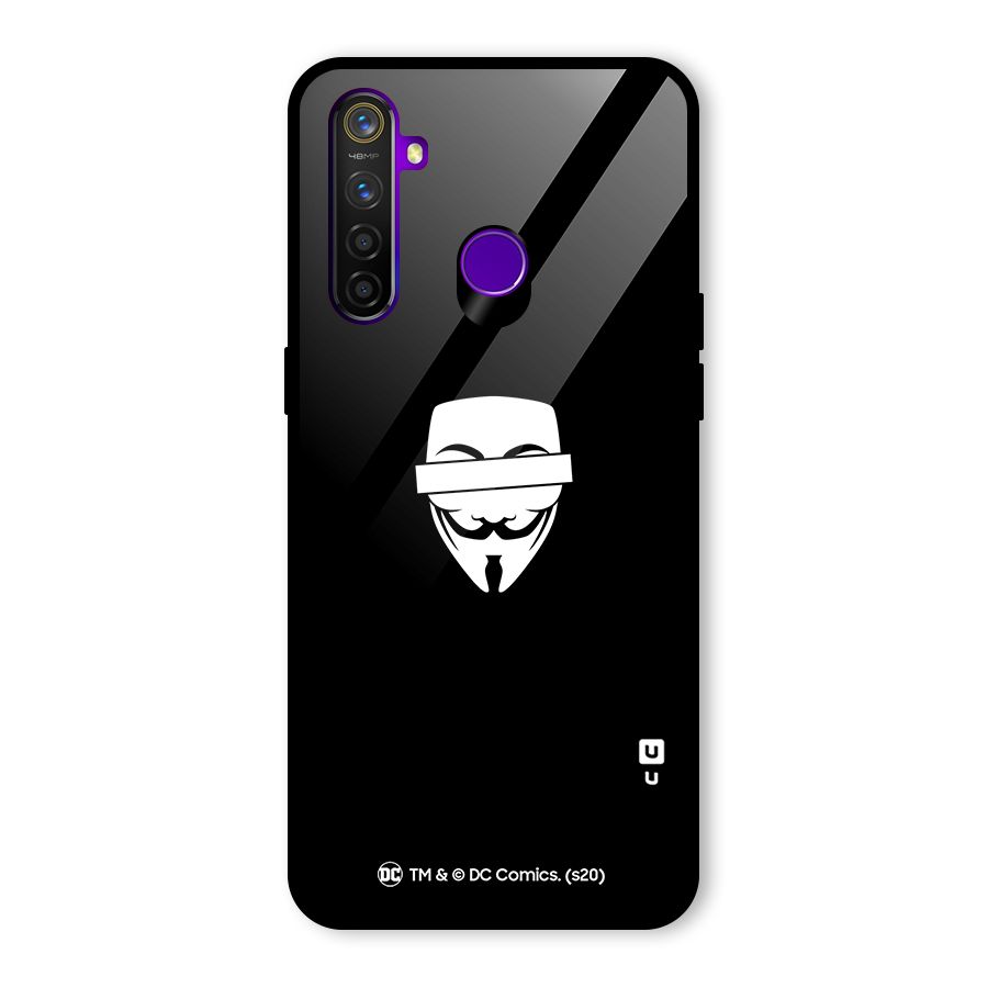 Vendetta Minimal Mask Glass Back Case for Realme 5 Pro