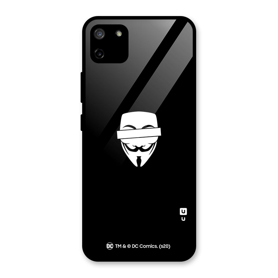 Vendetta Minimal Mask Glass Back Case for Realme C11