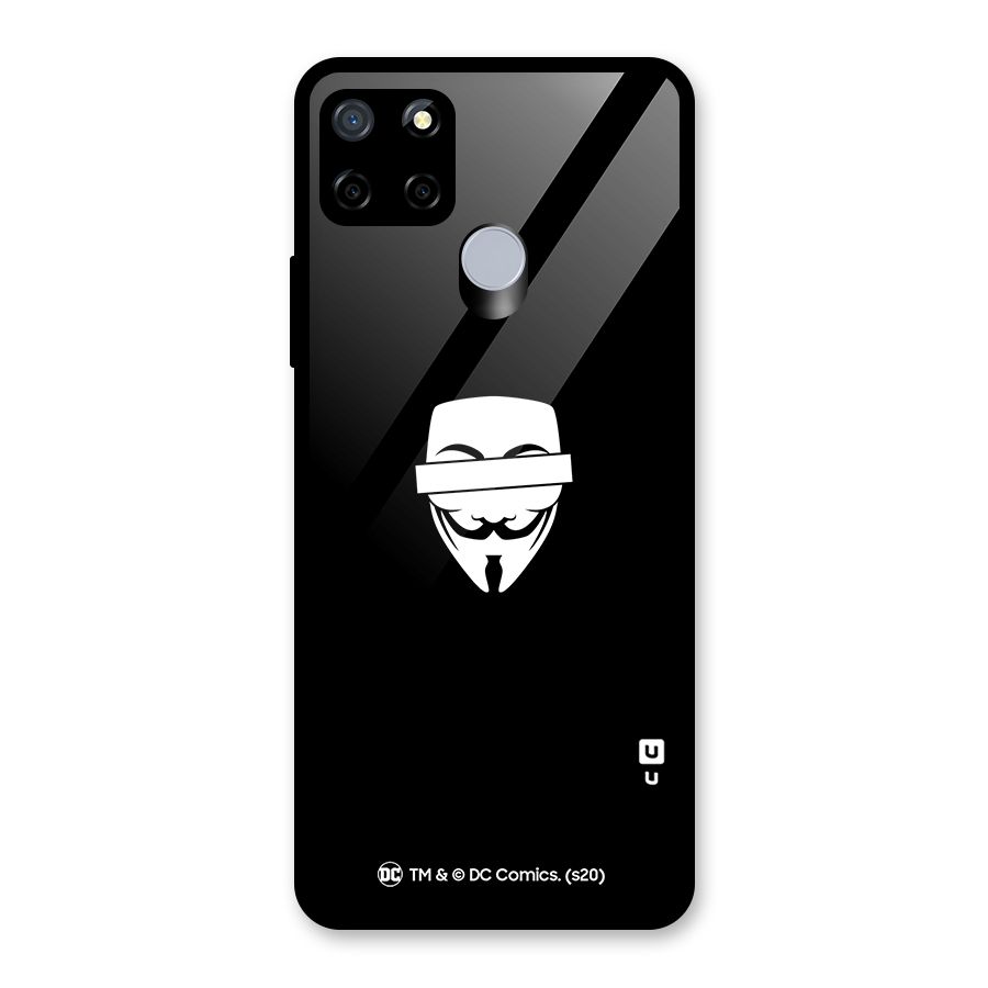 Vendetta Minimal Mask Glass Back Case for Realme C12