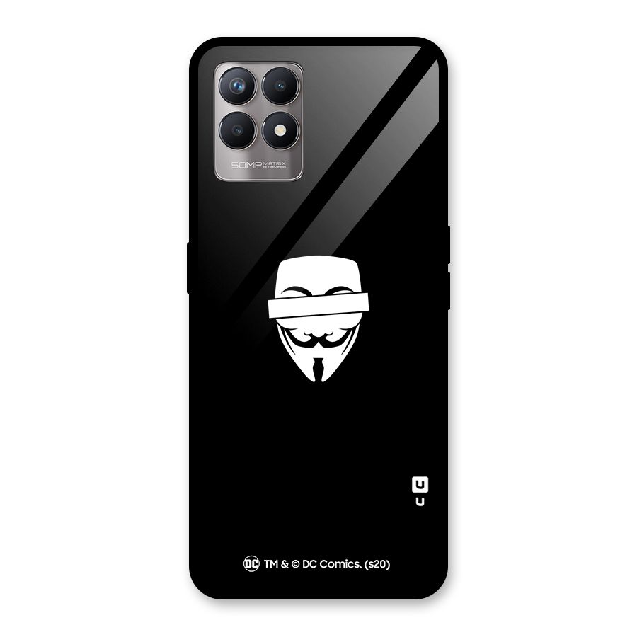 Vendetta Minimal Mask Glass Back Case for Realme Narzo 50