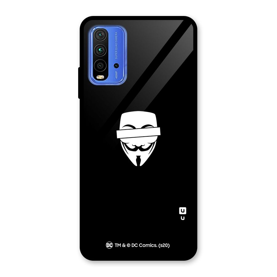 Vendetta Minimal Mask Glass Back Case for Redmi 9 Power
