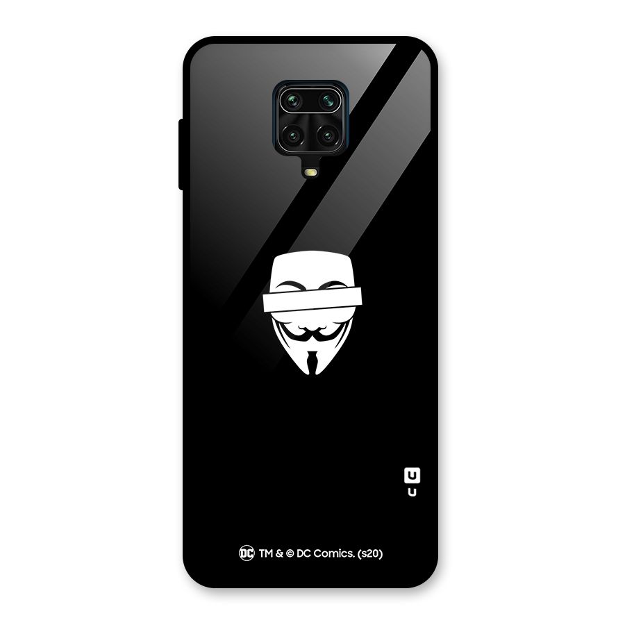 Vendetta Minimal Mask Glass Back Case for Redmi Note 10 Lite