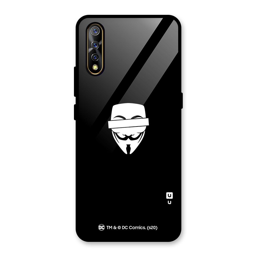 Vendetta Minimal Mask Glass Back Case for Vivo S1