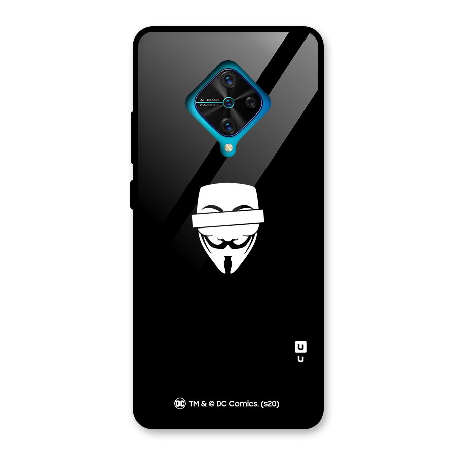 Vendetta Minimal Mask Glass Back Case for Vivo S1 Pro