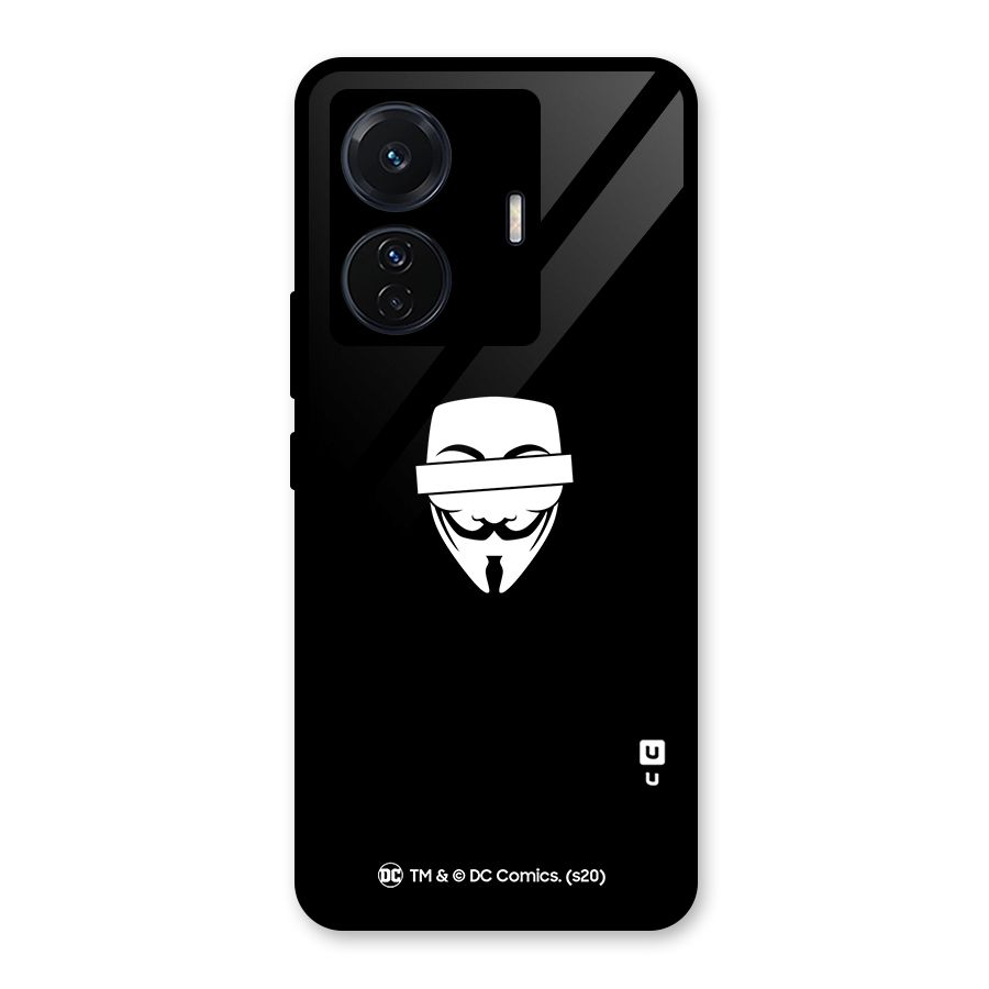 Vendetta Minimal Mask Glass Back Case for Vivo T1 Pro