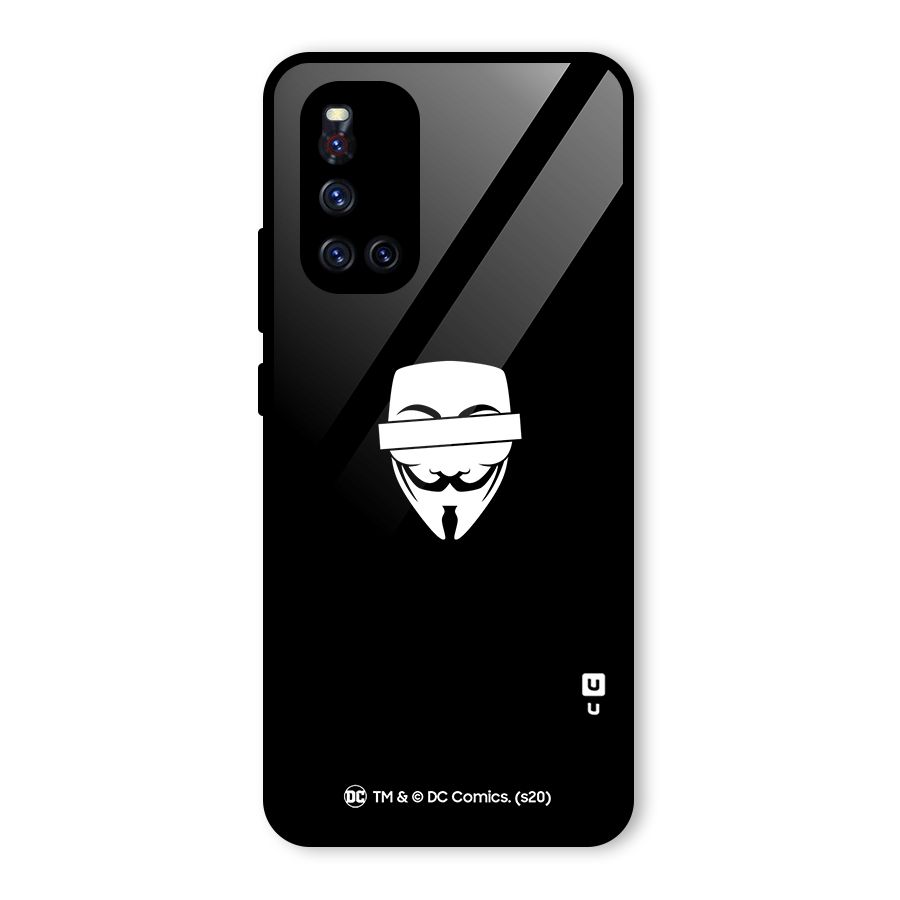 Vendetta Minimal Mask Glass Back Case for Vivo V19