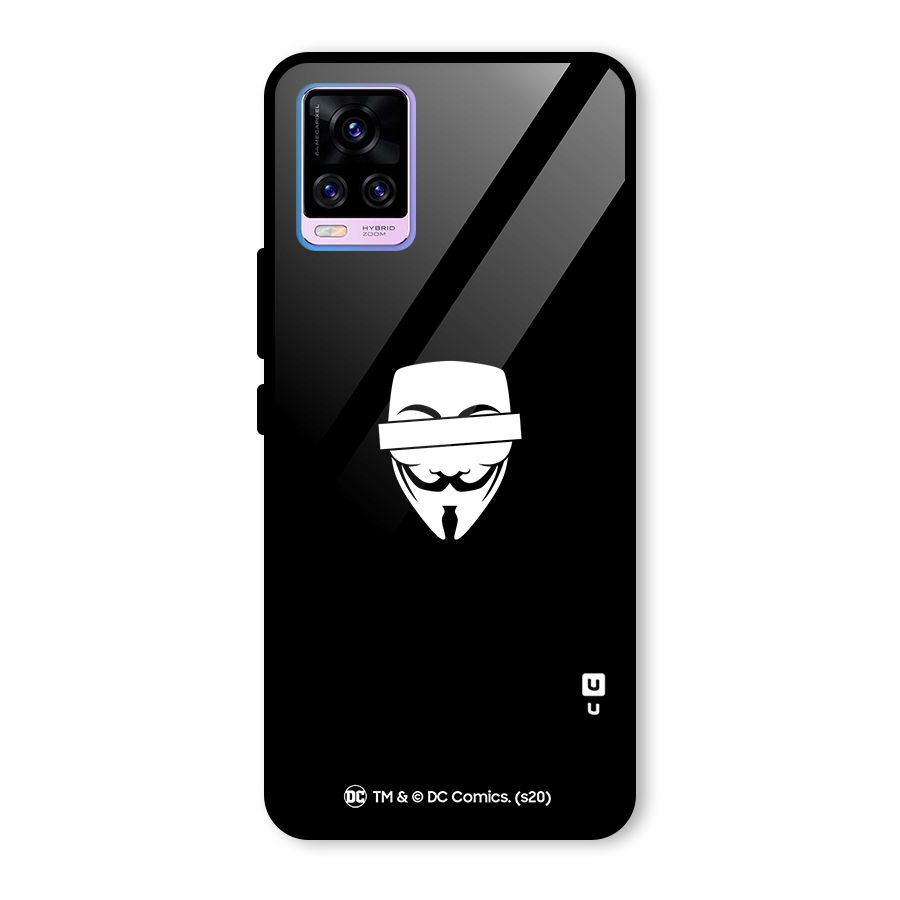 Vendetta Minimal Mask Glass Back Case for Vivo V20 Pro