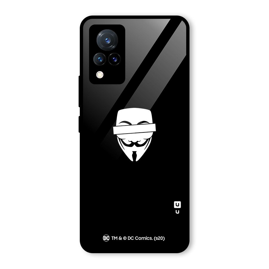 Vendetta Minimal Mask Glass Back Case for Vivo V21 5G