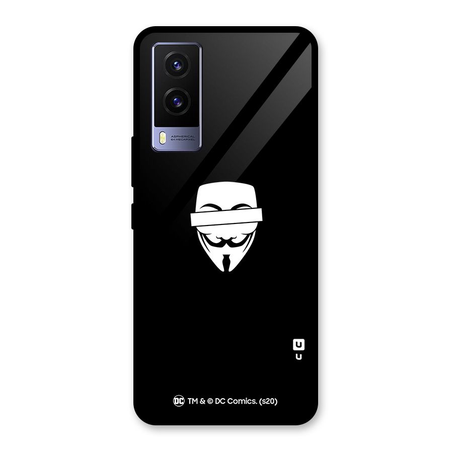 Vendetta Minimal Mask Glass Back Case for Vivo V21e 5G