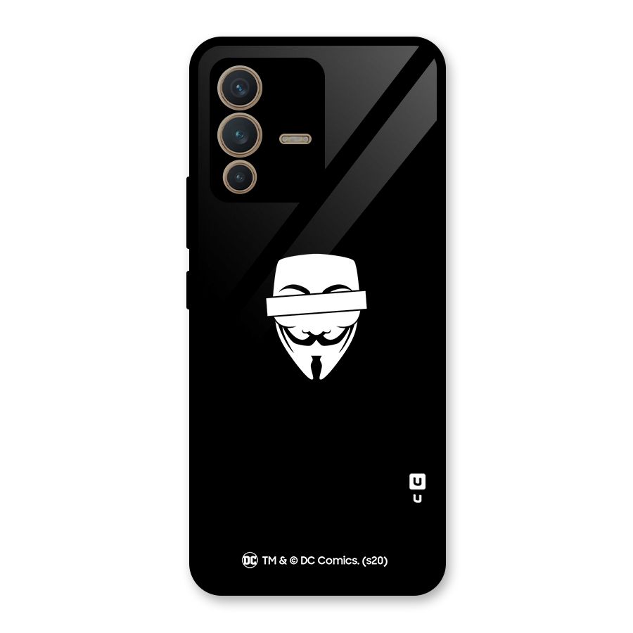 Vendetta Minimal Mask Glass Back Case for Vivo V23 5G