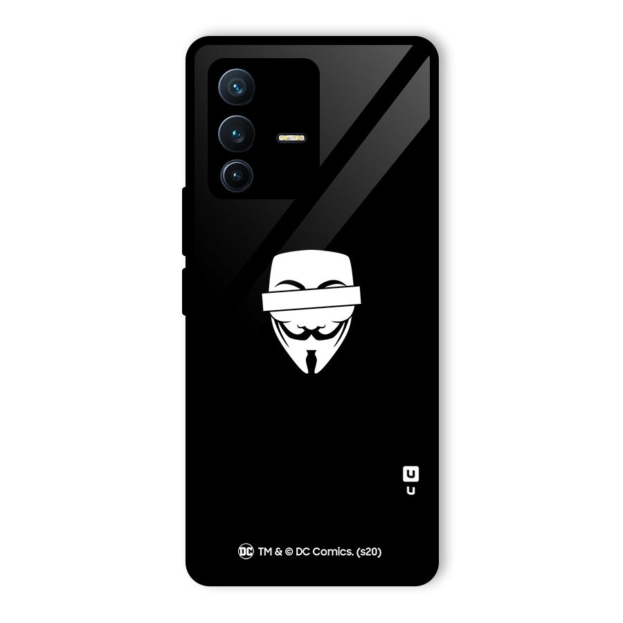 Vendetta Minimal Mask Glass Back Case for Vivo V23 Pro