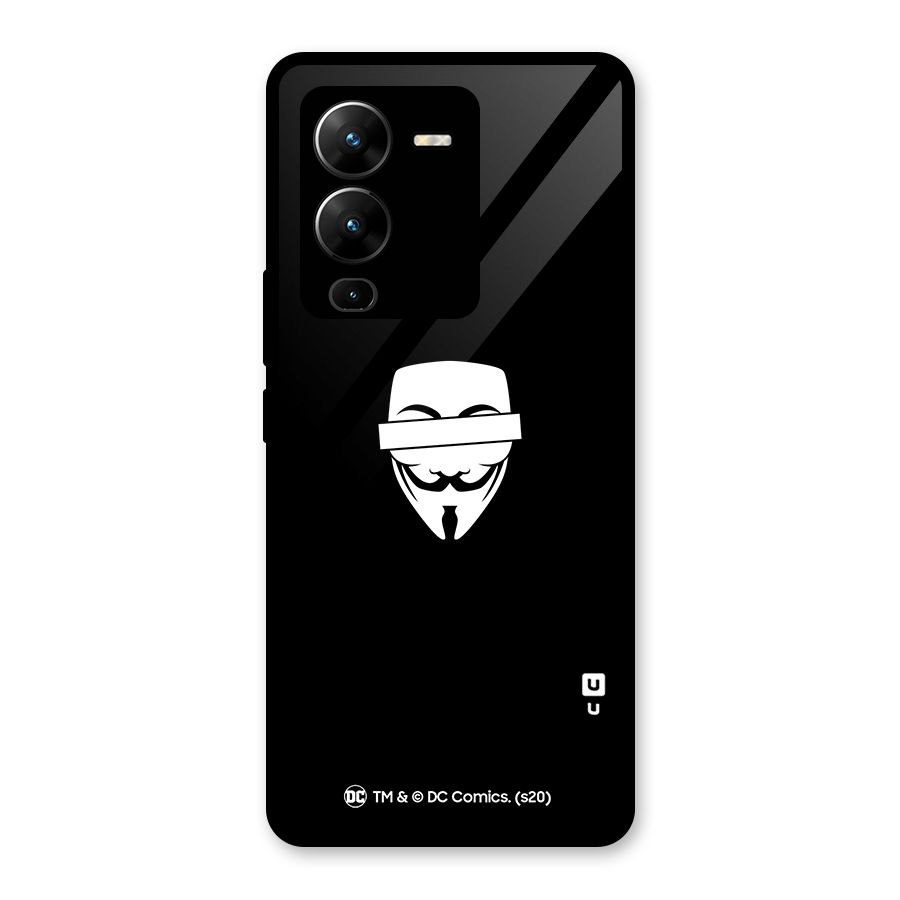 Vendetta Minimal Mask Glass Back Case for Vivo V25 Pro