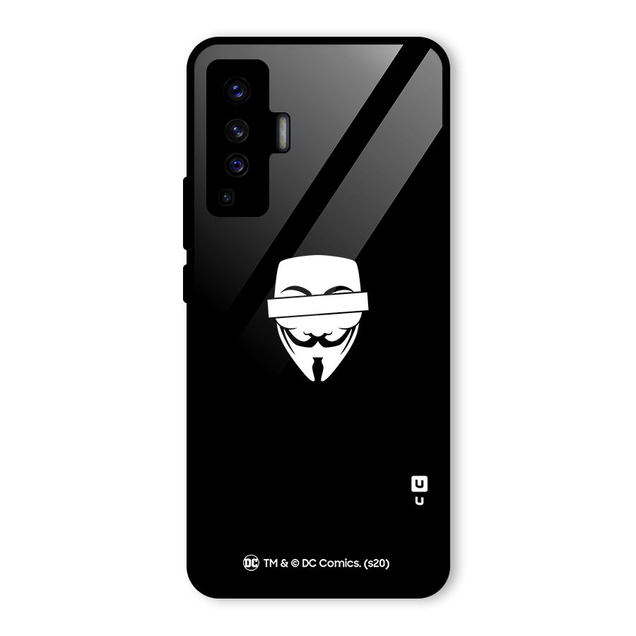 Vendetta Minimal Mask Glass Back Case for Vivo X50