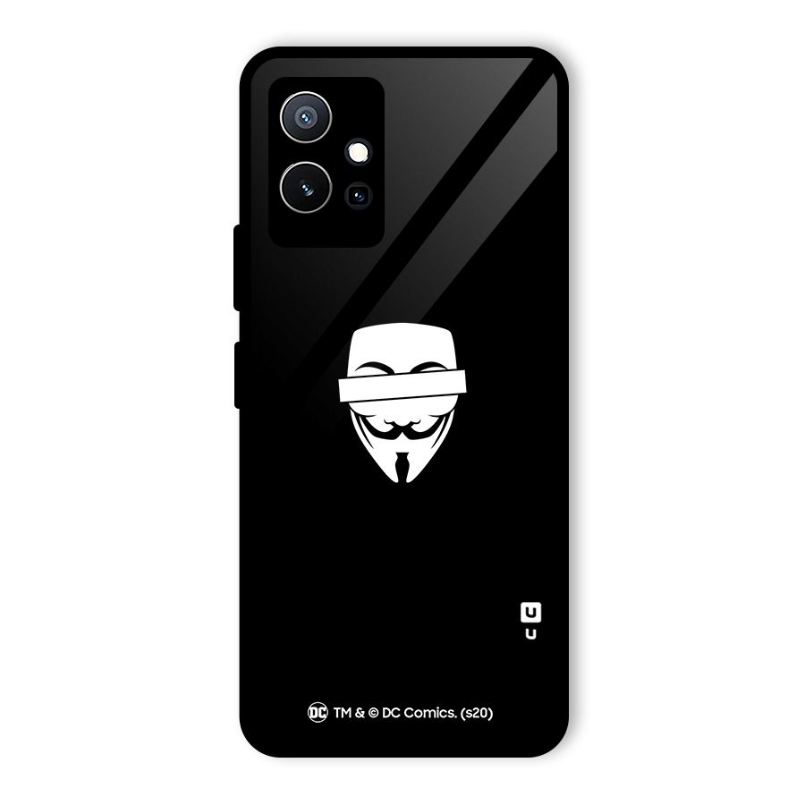 Vendetta Minimal Mask Glass Back Case for Vivo Y75 5G