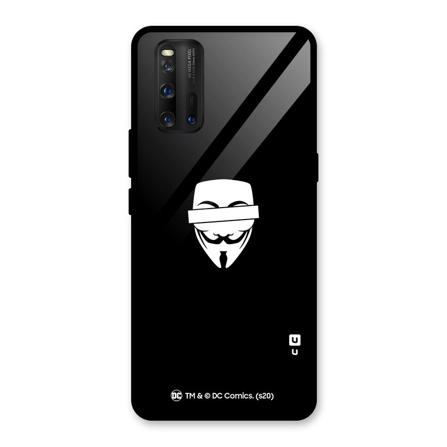 Vendetta Minimal Mask Glass Back Case for Vivo iQOO 3