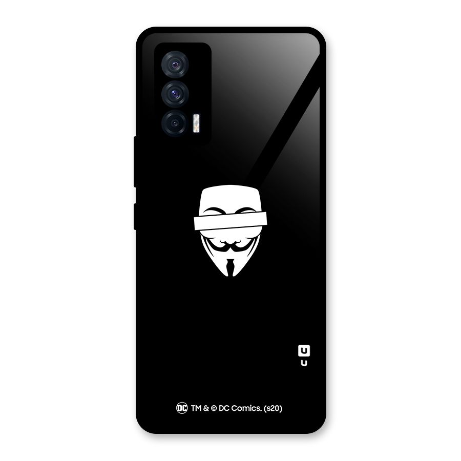 Vendetta Minimal Mask Glass Back Case for Vivo iQOO 7 5G