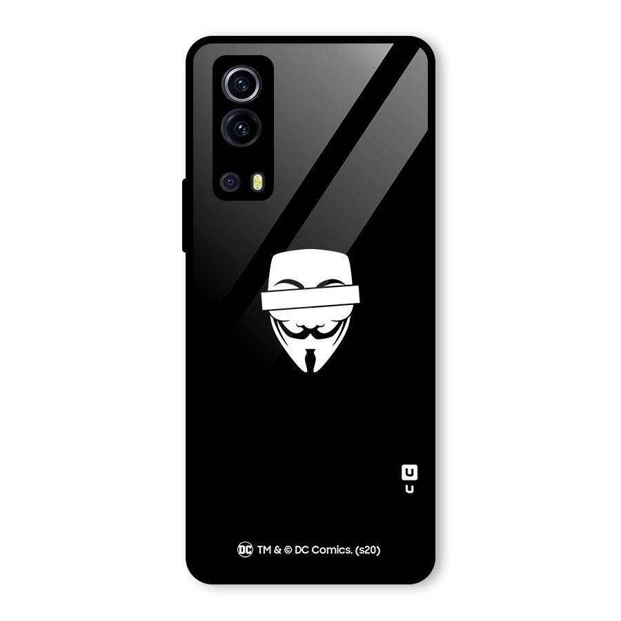 Vendetta Minimal Mask Glass Back Case for Vivo iQOO Z3