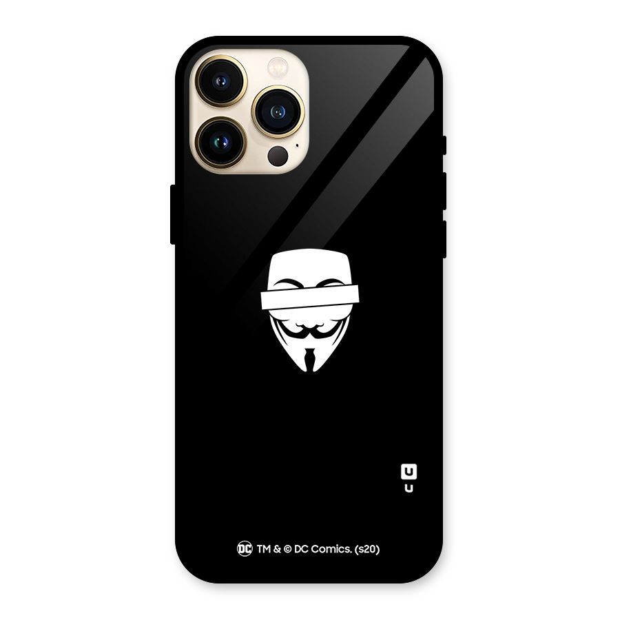 Vendetta Minimal Mask Glass Back Case for iPhone 13 Pro Max
