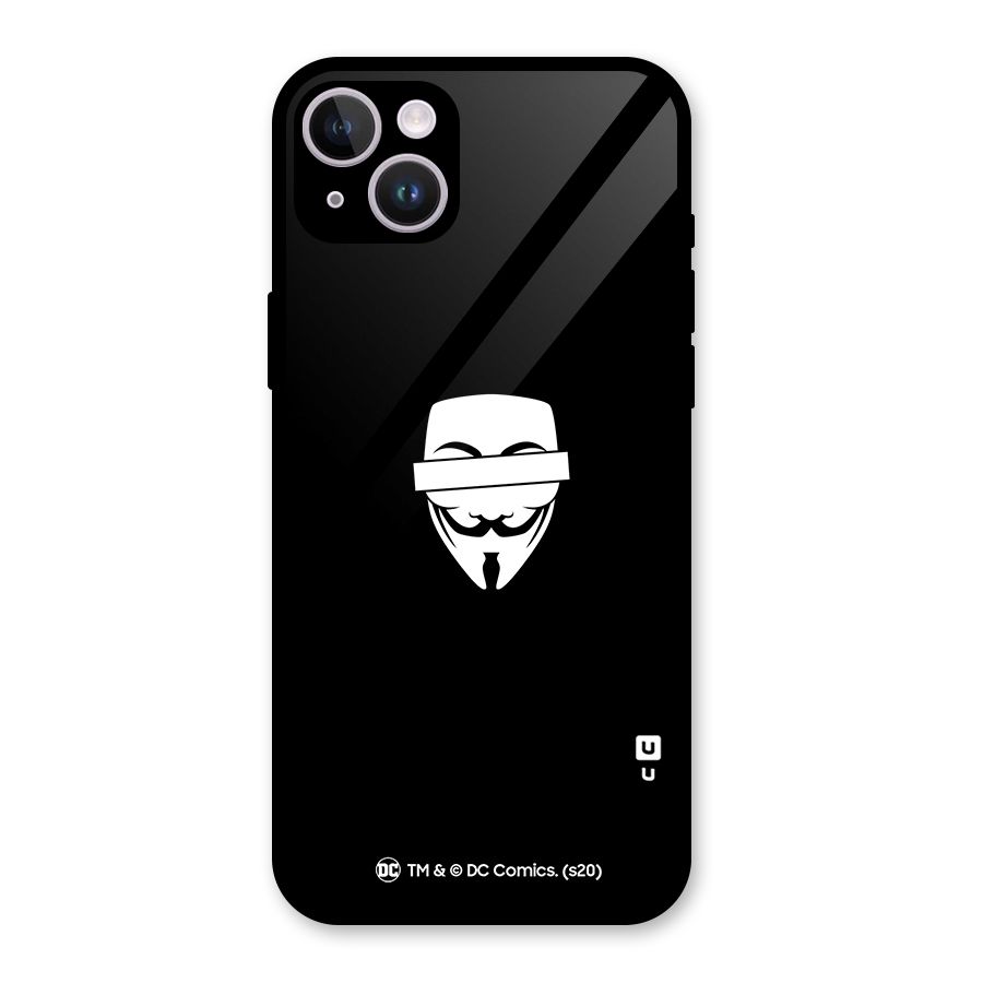 Vendetta Minimal Mask Glass Back Case for iPhone 14 Plus
