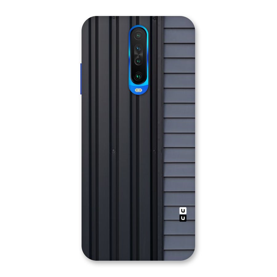 Vertical Horizontal Back Case for Poco X2