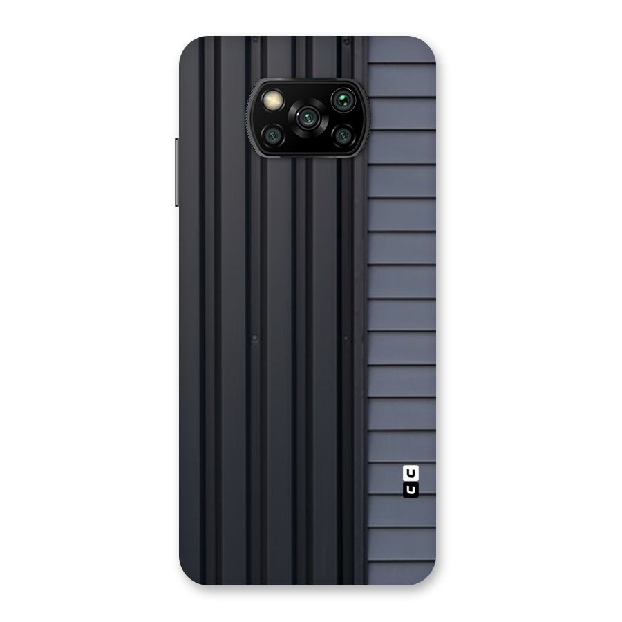 Vertical Horizontal Back Case for Poco X3