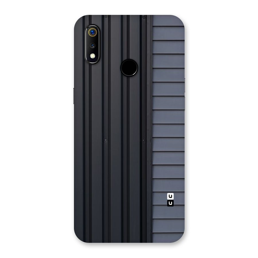 Vertical Horizontal Back Case for Realme 3