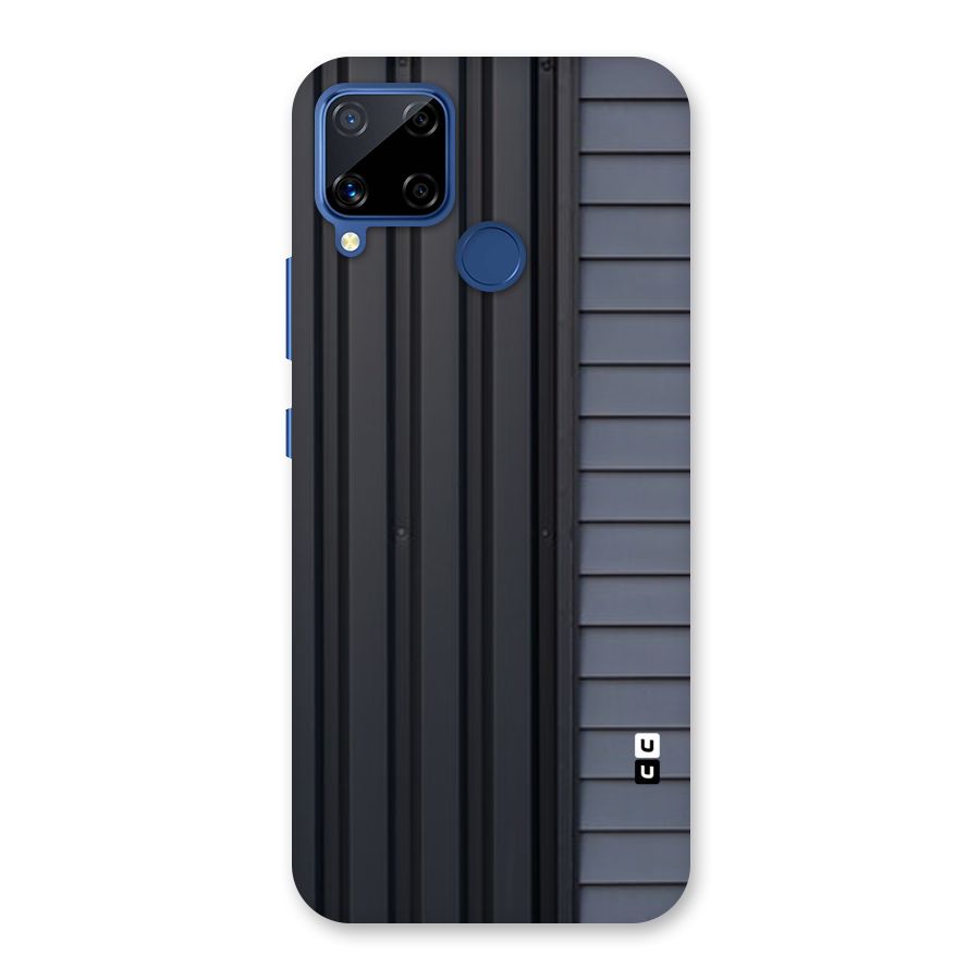 Vertical Horizontal Back Case for Realme C15
