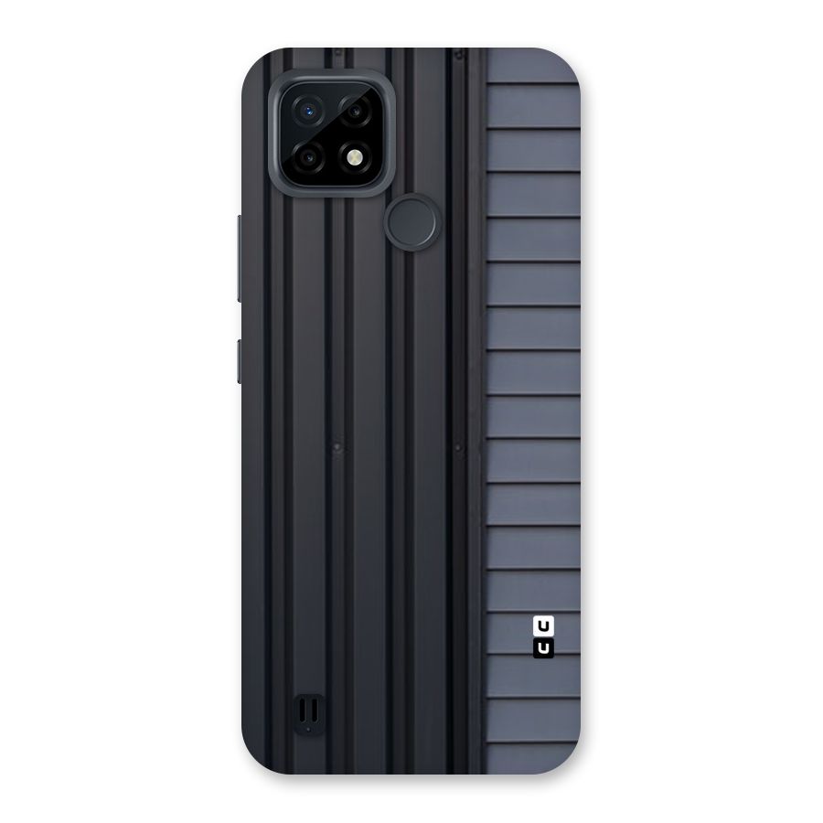 Vertical Horizontal Back Case for Realme C21